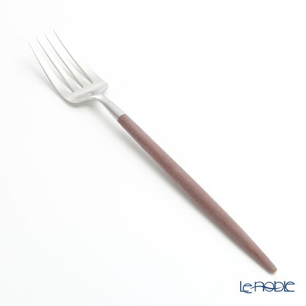 クチポール ゴア GOA ブラウン／シルバー デザートフォーク 18.5cm マット仕上げ