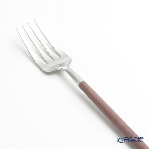 クチポール ゴア GOA ブラウン／シルバー デザートフォーク 18.5cm マット仕上げ