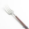 クチポール ゴア GOA ブラウン／シルバー デザートフォーク 18.5cm マット仕上げ