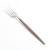 クチポール ゴア GOA ブラウン／シルバー デザートフォーク 18.5cm マット仕上げ