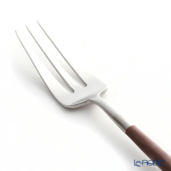 クチポール ゴア GOA ブラウン／シルバー ペストリーフォーク／ケーキフォーク 17cm マット仕上げ