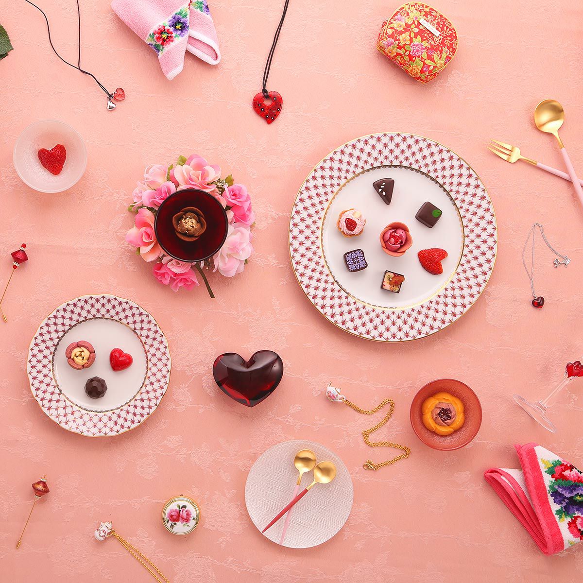 クチポール ゴア GOA ピンク／ゴールド テーブルスプーン 21cm マット仕上げ