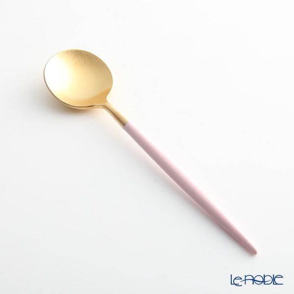 クチポール ゴア GOA ピンク／ゴールド コーヒー／ティースプーン 13cm マット仕上げ
