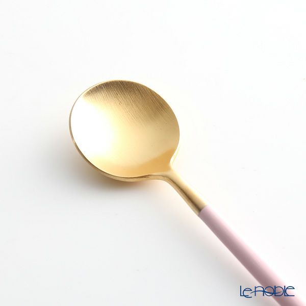 クチポール ゴア GOA ピンク／ゴールド コーヒー／ティースプーン 13cm マット仕上げ
