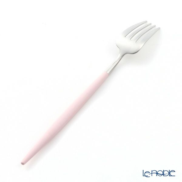 クチポール ゴア GOA ピンク／シルバー テーブルフォーク 21.5cm マット仕上げ