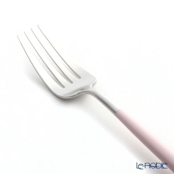 クチポール ゴア GOA ピンク／シルバー テーブルフォーク 21.5cm マット仕上げ