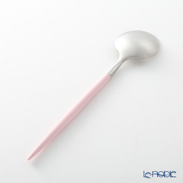 クチポール ゴア GOA ピンク／シルバー コーヒー／ティースプーン 13cm マット仕上げ