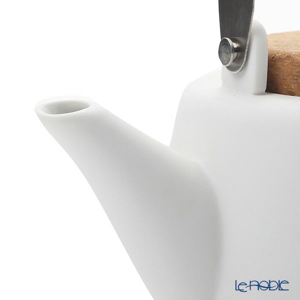 VIVA Scandinavia ビバ スカンジナビア NICOLA ニコラ ティーポット ストレーナー付 500ml ピュアホワイト V36002