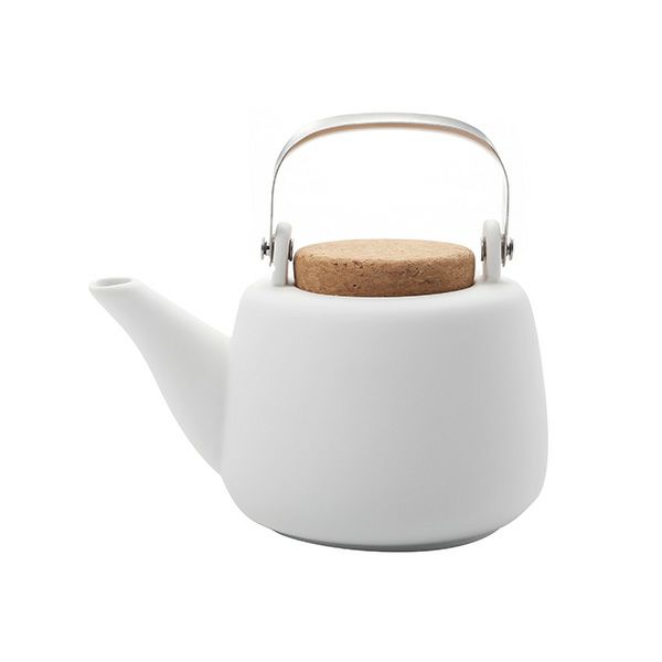 VIVA Scandinavia ビバ スカンジナビア NICOLA ニコラ ティーポット ストレーナー付 500ml ピュアホワイト V36002