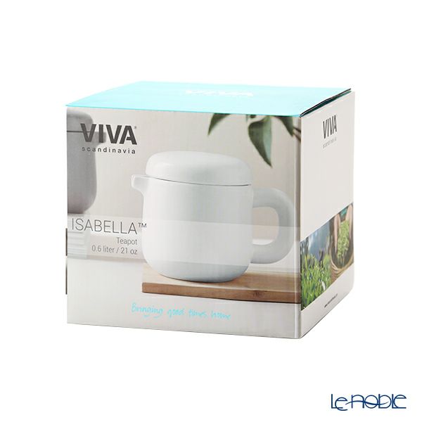 VIVA Scandinavia ビバ スカンジナビア ISABELLA イザベラ ティーポット ストレーナー付 600ml ホワイト V76402