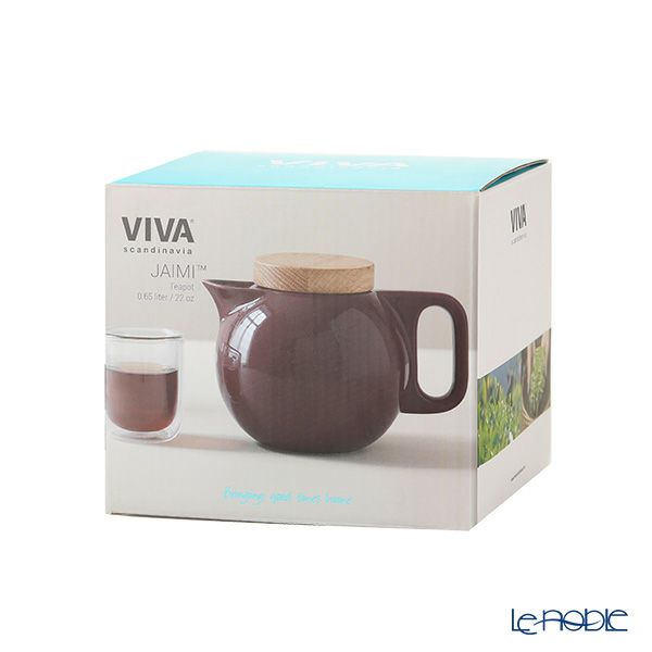 VIVA Scandinavia ビバ スカンジナビア JAIMI ジェイミ ティーポット ストレーナー付 650ml ストーム（グレイ）V78648