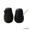 VIVA Scandinavia ビバ スカンジナビア NINA ニーナ シュガー130ml ＆ クリーマー200ml スプーン付 セット ブラック V79445