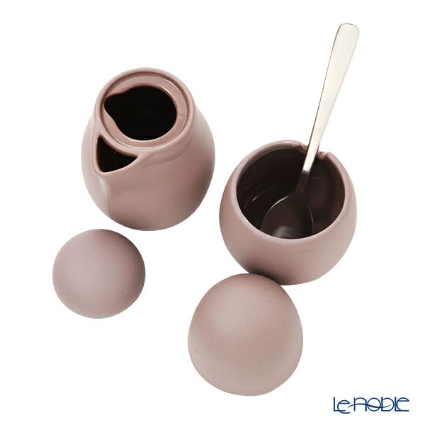 VIVA Scandinavia ビバ スカンジナビア NINA ニーナ シュガー130ml ＆ クリーマー200ml スプーン付 セット パウダーブラウン V79462