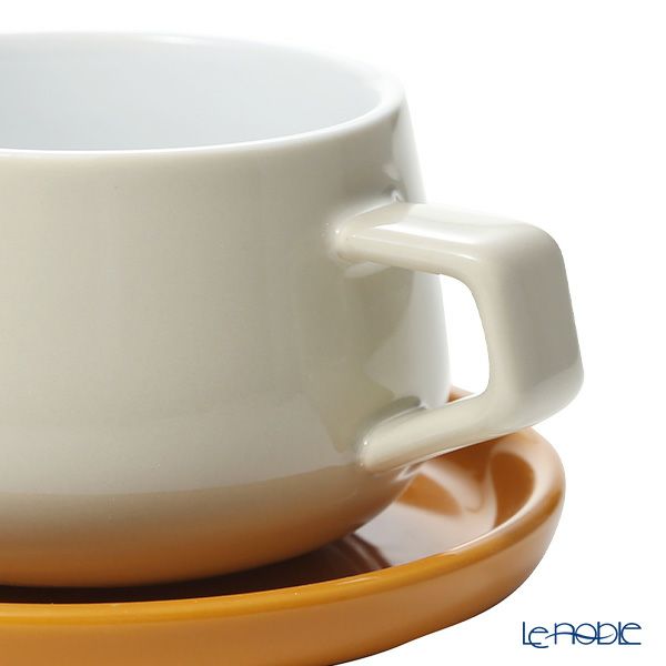 VIVA Scandinavia ビバ スカンジナビア CLASSIC Ella クラシック エラ ティーカップ＆ソーサー 250ml クリーム（オレンジ） V79741
