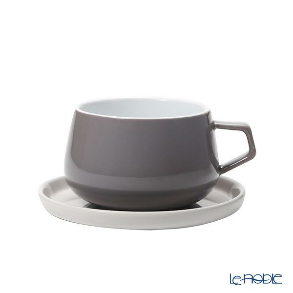 VIVA Scandinavia ビバ スカンジナビア CLASSIC Ella クラシック エラ ティーカップ＆ソーサー 250ml ストーム（グレイ） V79748