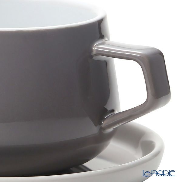 VIVA Scandinavia ビバ スカンジナビア CLASSIC Ella クラシック エラ ティーカップ＆ソーサー 250ml ストーム（グレイ） V79748