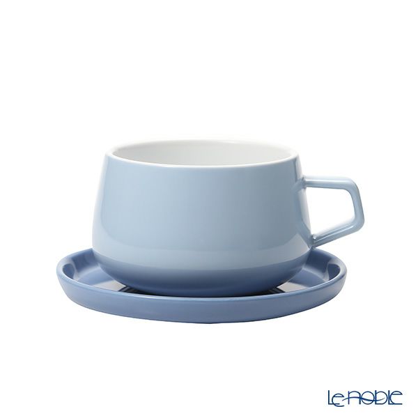 VIVA Scandinavia ビバ スカンジナビア CLASSIC Ella クラシック エラ ティーカップ＆ソーサー 250ml ヘイジーブルー（ペールブルー） V79763