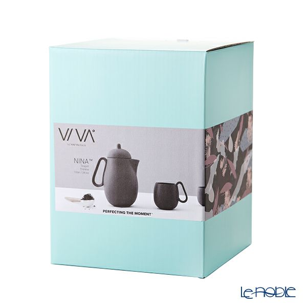 VIVA Scandinavia ビバ スカンジナビア NINA ニーナ ティーポット ストレーナー付 1000ml ブラック V79845