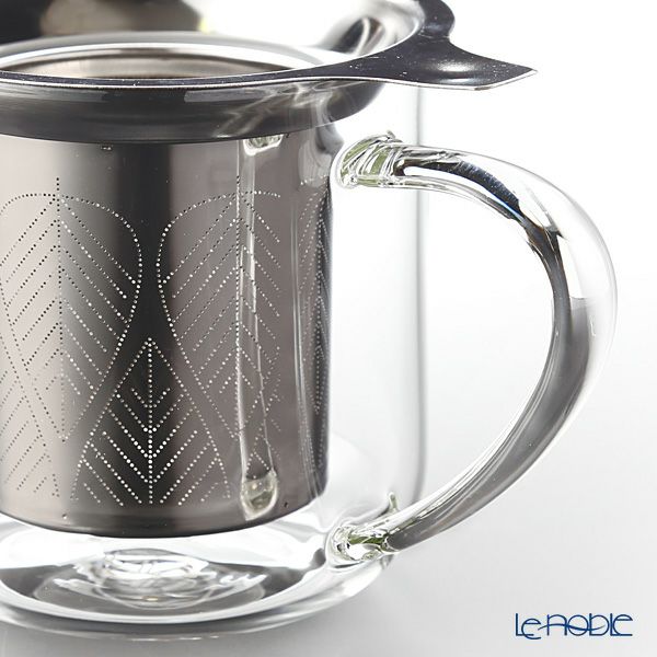 VIVA Scandinavia ビバ スカンジナビア MINIMA ミニマ EVA こし器付ガラス製マグ（グレイ） 450ml