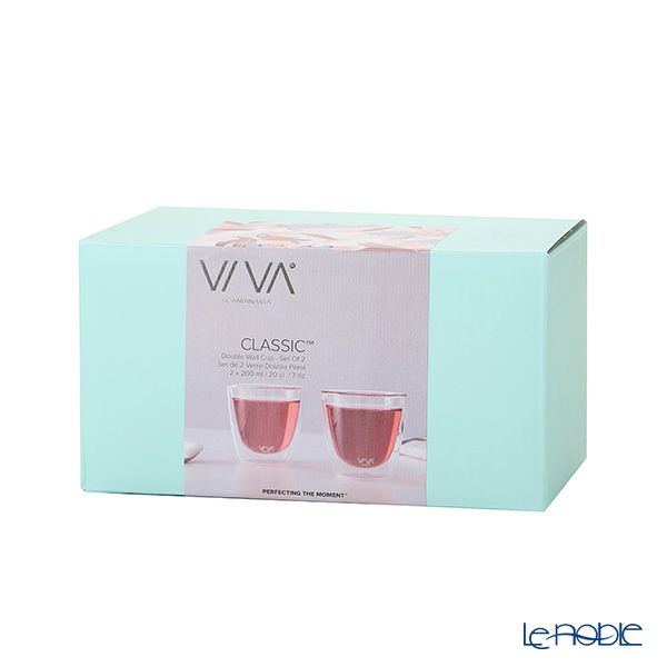 VIVA Scandinavia ビバ スカンジナビア LAUREN ローレン ダブルウォールカップ ペア 200ml V84100