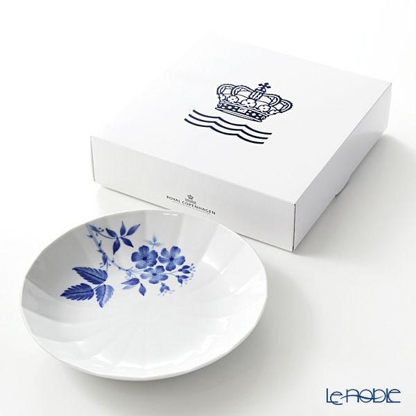 ロイヤルコペンハーゲン（Royal Copenhagen） ブロムスト ディーププレート ローズ 24cm 2901606／1025322