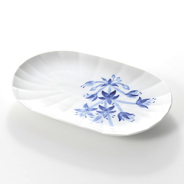 ロイヤルコペンハーゲン（Royal Copenhagen） ブロムスト オーバルディッシュ ホスタ 24cm 2901372／1025333