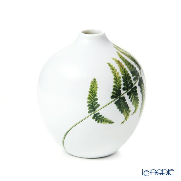 ロイヤルコペンハーゲン（Royal Copenhagen） スプリングコレクション ベース 花瓶 Fern シダ H13cm 1252033／1051094 2020