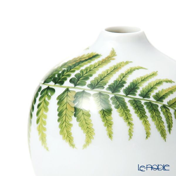 ロイヤルコペンハーゲン（Royal Copenhagen） スプリングコレクション ベース 花瓶 Fern シダ H13cm 1252033／1051094 2020