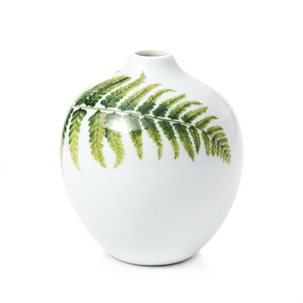 ロイヤルコペンハーゲン（Royal Copenhagen） スプリングコレクション ベース 花瓶 Fern シダ H13cm 1252033／1051094 2020