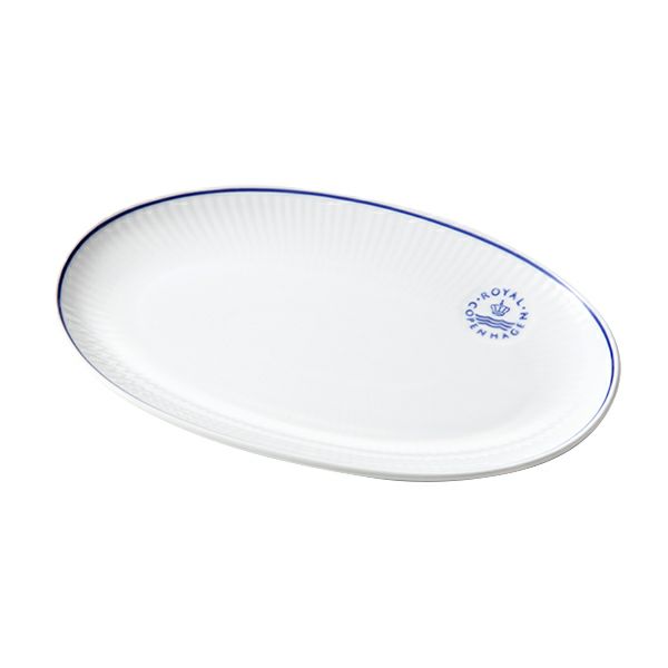 ロイヤルコペンハーゲン（Royal Copenhagen）ブルーライン オーバルディッシュ 23.5×15cm 1658356／1058879