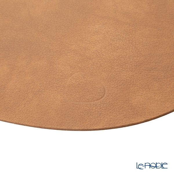 LIND DNA リンド ディーエヌエー カーブ プレイスマット 37×44cm ネイチャー リサイクルレザー製 982473