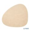 LIND DNA リンド ディーエヌエー カーブ プレイスマット 37×44cm サンド リサイクルレザー製 981163