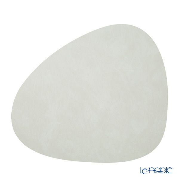 LIND DNA リンド ディーエヌエー カーブ プレイスマット 37×44cm メタリック リサイクルレザー製 981901