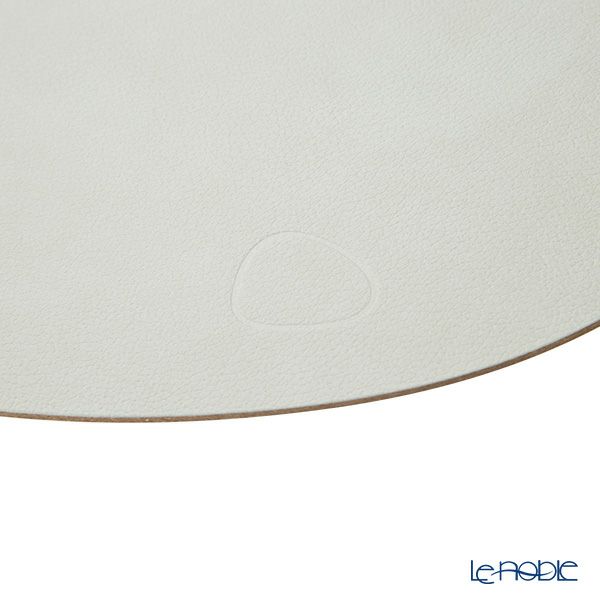 LIND DNA リンド ディーエヌエー カーブ プレイスマット 37×44cm メタリック リサイクルレザー製 981901