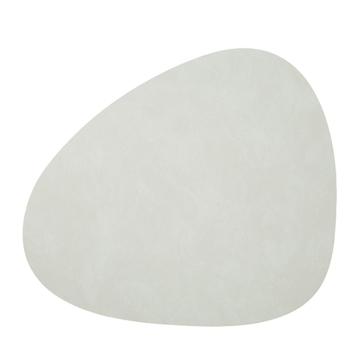 LIND DNA リンド ディーエヌエー カーブ プレイスマット 37×44cm メタリック リサイクルレザー製 981901