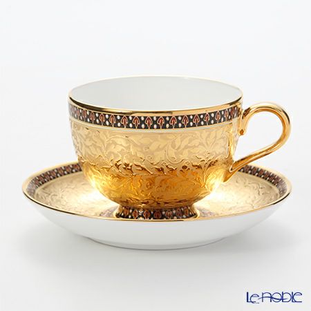 ブランベンジャロン工房 チャクリーマットゴールド ティーカップ＆ソーサー