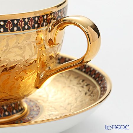 ブランベンジャロン工房 チャクリーマットゴールド ティーカップ＆ソーサー