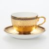 ブランベンジャロン工房 チャクリーマットゴールド ティーカップ＆ソーサー