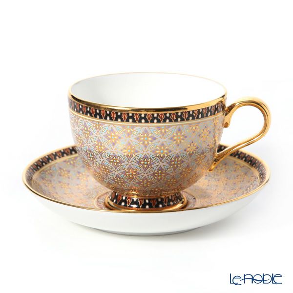 ブランベンジャロン工房 ティーカップ＆ソーサー クラチャン グレイ