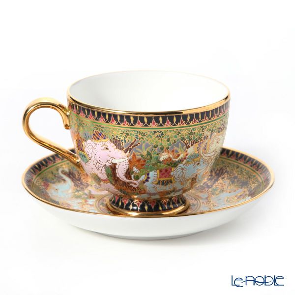 ブランベンジャロン工房 ティーカップ＆ソーサー タイエレファント