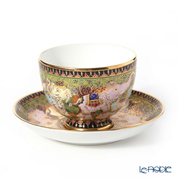 ブランベンジャロン工房 ティーカップ＆ソーサー タイエレファント