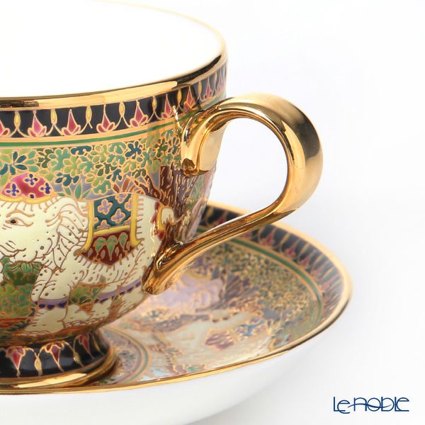 ブランベンジャロン工房 ティーカップ＆ソーサー タイエレファント