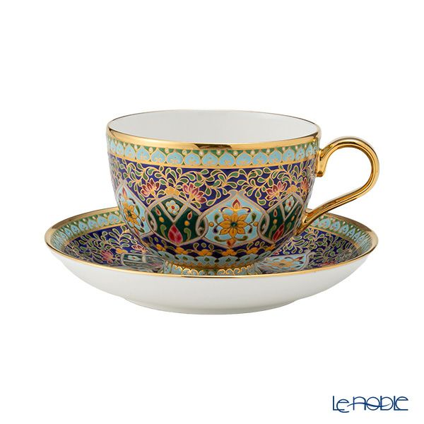 ブランベンジャロン工房 ブルーポメグラニット ティーカップ＆ソーサー