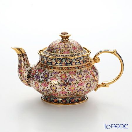 ブランベンジャロン工房 ロータスフラワー多彩 ティーポット 500ml