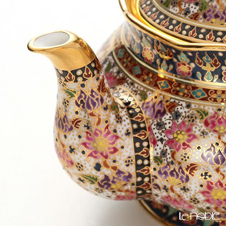 ブランベンジャロン工房 ロータスフラワー多彩 ティーポット 500ml