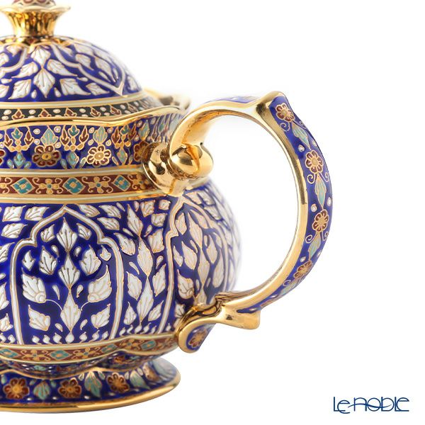 ブランベンジャロン工房 ティーポット ロータスチャネルブルー 500ml