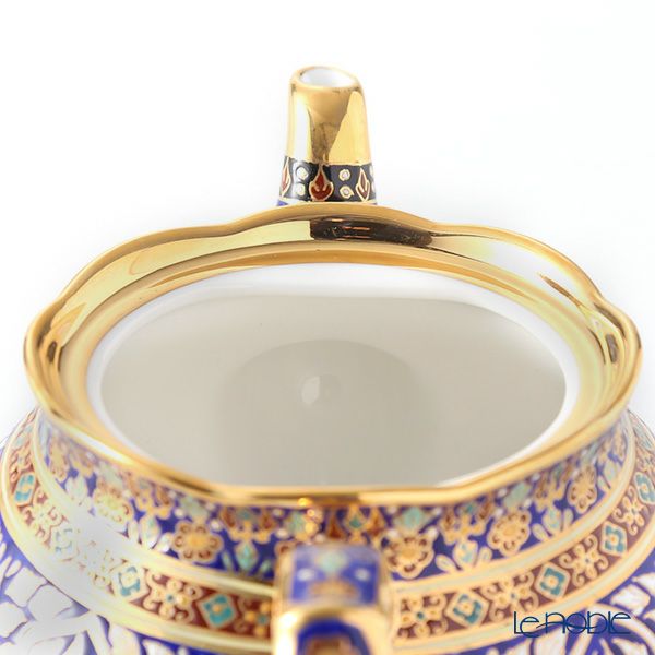 ブランベンジャロン工房 ティーポット ロータスチャネルブルー 500ml