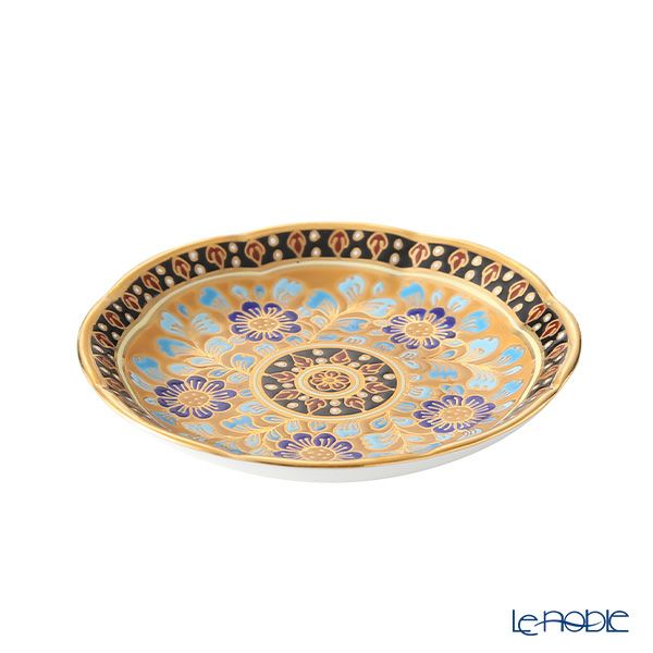 ブランベンジャロン工房 ミニプレート チャクリーメタリックイエロー 8cm