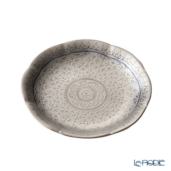 ブランベンジャロン工房 ミニプレート ピクンマットプラチナ 8cm