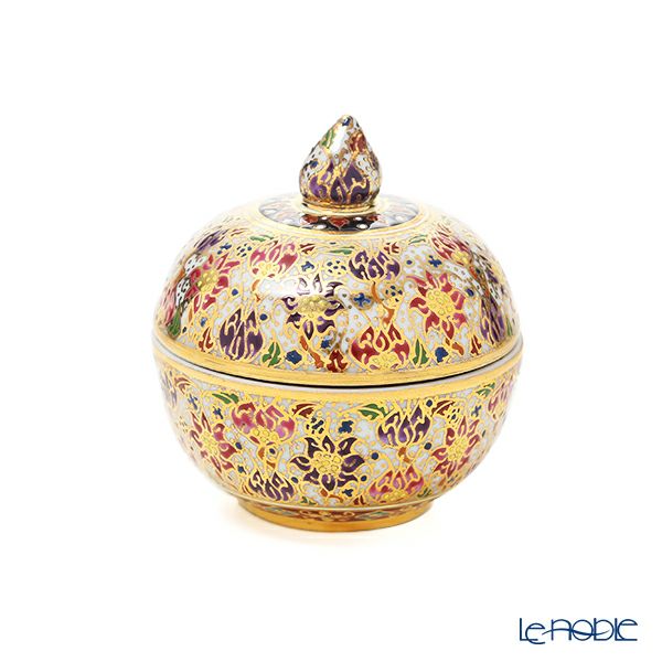 ブランベンジャロン工房 小物入れ ロータスフラワー 多彩